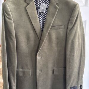Express Olive Green Men's Blazer